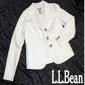 L.L. Bean white sports coat